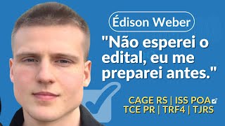 INTERVIEW WITH ÉDISON WEBER - 25 YEARS APPROVED AUDITOR CAGE RS | TCE PR and TRF-4 TJ-RS