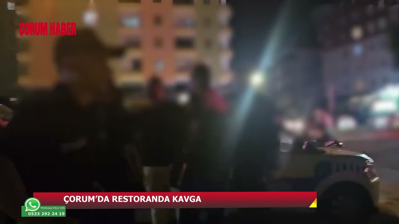 Restoran işletmecisi ve dükkan sahibi arasında kavga