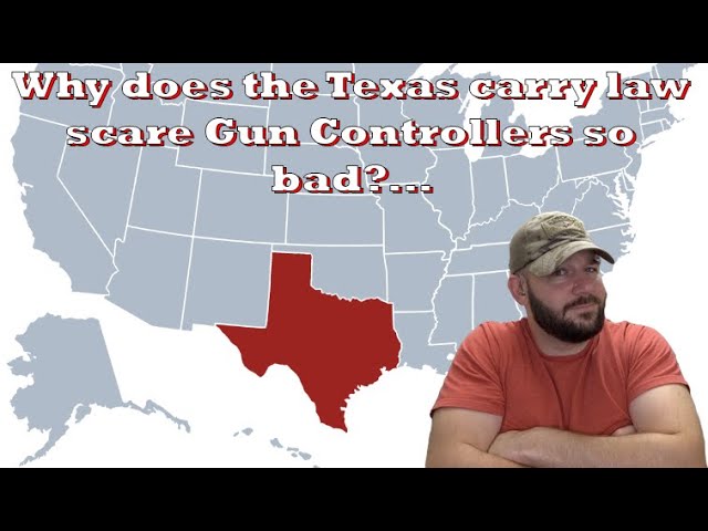 Why are Gun Controllers so AFRAID of Texas’ new Gun Rights law?… It could defeat their whole theory…