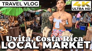 Tour Uvita Market In Costa Rica 🍌 Cool Artisan Food & Souvenirs #costarica #travelvlog
