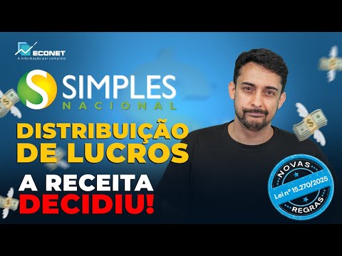 SIMPLES NACIONAL: TAX AUTHORITIES CONFIRM WITHHOLDING OF INCOME TAX ON PROFIT DISTRIBUTION ABOVE ...