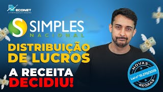 SIMPLES NACIONAL: TAX AUTHORITIES CONFIRM WITHHOLDING OF INCOME TAX ON PROFIT DISTRIBUTION ABOVE ...