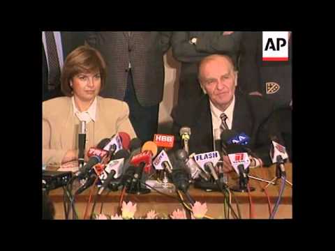 Bosnia - Izetbegovic On Sarajevo As'Media Theatre'