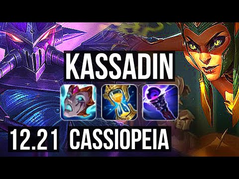 KASSADIN vs CASSIOPEIA (MID) | 15/2/11, Legendary, 400+ games | EUW Master | 12.21