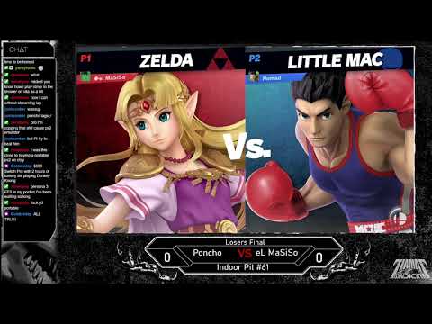 The Indoor Pit #61 | Losers Finals | Poncho (Little Mac/Kazuya) vs el MasiSo (Zelda/Little Mac)