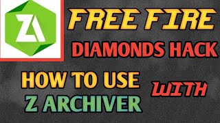 How To Use Diamond Config File With Z Archiver - ? Free Fire Diamond Hack | Diamond Config File |Bug