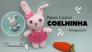 [passo a passo] como fazer uma coelhinha em crochê amigurumi