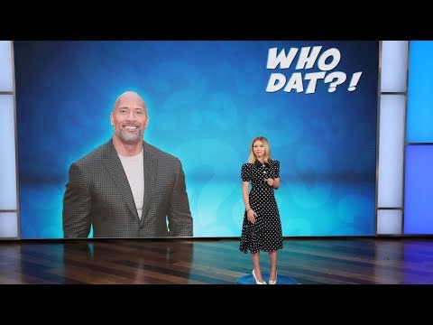 スカーレット・ヨハンソンが「誰だ？ (Scarlett Johansson Tries to Figure Out 'Who Dat?!')