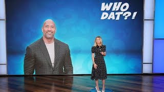 Scarlett Johansson Tries to Figure Out &#39;Who Dat?!&#39;