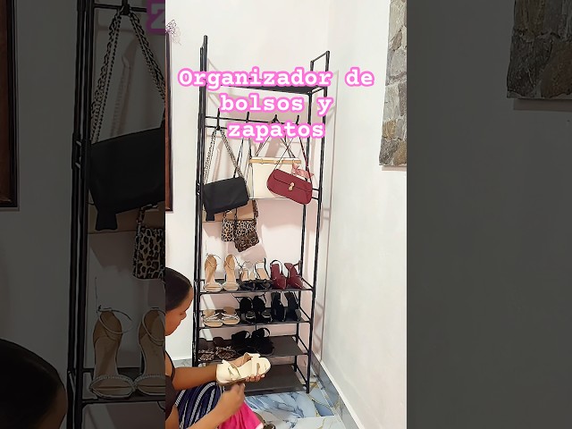 Vídeo relacionado con Zaxiva Set de 10 Separadores de Bolsos, Organizador de Armario Ajustable con Base Ranurada y Divisores, Ideal como Organizador de Armario y Bolsos de Mujer, También para Cocina, Baño y Escritorio