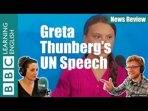 グレタ・トゥンバーグ氏の国連演説 - ニュース・レビュー (Greta Thunberg's UN speech - News Review)