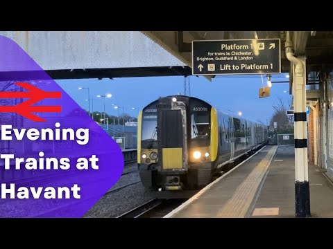 Evening Trains at Havant. 09/04/2024