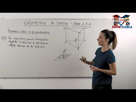 Clasa a VIII-a - Teorema celor 3 perpendiculare