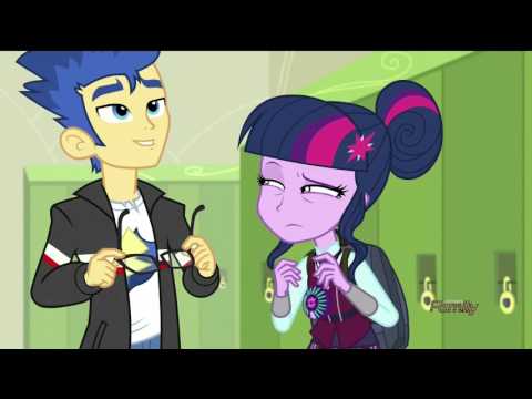 Human Twilight bumps into Flash Sentry - Friendship Games