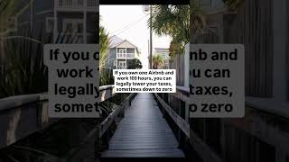 Short term rental tax loophole | Airbnb Investing