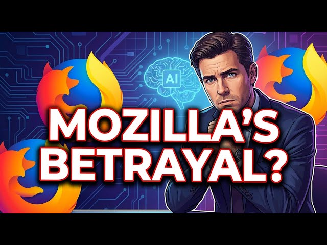 Firefox and AI: Has Mozilla Betrayed Its Users? SDDEFAULT Thumbnail