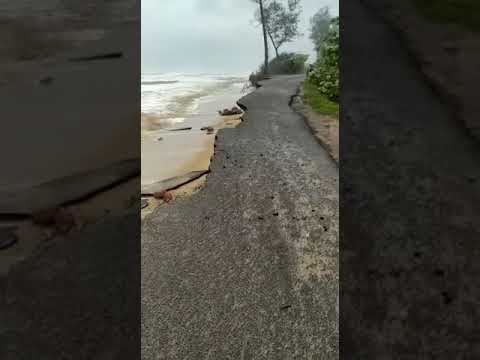 Cyclone affect NITK Beach #Mangalore #Karavali #Udupi #Kasaragod  #Kerala