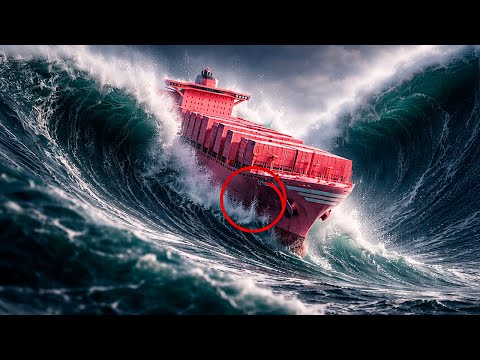 This is why monster waves cannot sink large ships during storms.