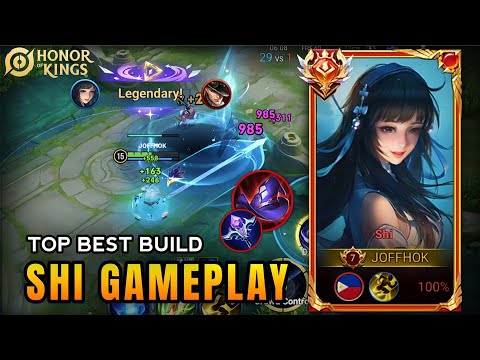 "ASIA TOP 0.01%!" Shi Mid Lane Pro Player Legendary Gameplay - Honor Of Kings
