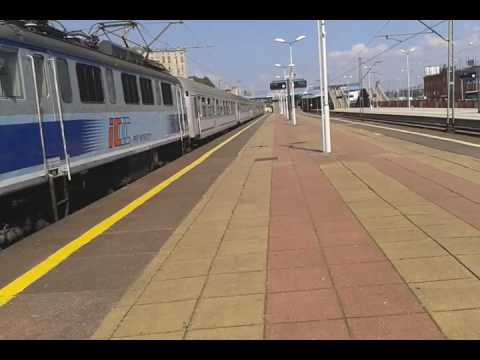 Odjazd EP07 - 201 z TLK Żuławy do Olsztyna