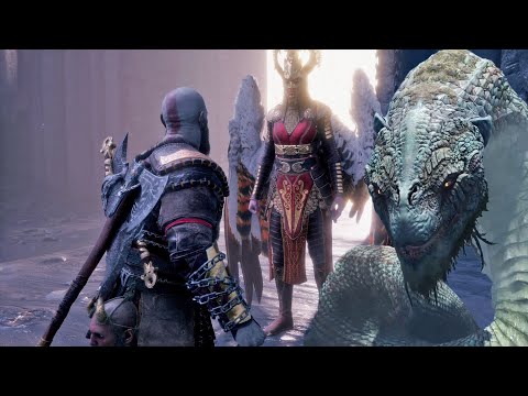 Sigrun tells Kratos what happened to the realms & The World Serpent - GOD OF WAR: RAGNAROK VALHALLA