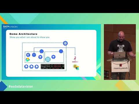 Keynote  Kanister: Application Level Data Operations on Kubernetes by Michael Cade from Kasten