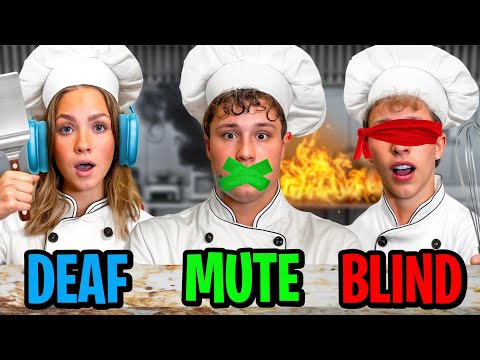 Blind, Deaf, and Mute Baking Challenge!