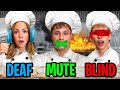 Blind, Deaf, and Mute Baking Challenge!