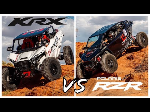 KRX & RZR Turbo R Rock Crawling at Sand Hollow - Fault Line Trail