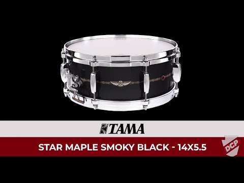 Tama Star Maple Snare Drum 14x5.5 Smoky Black