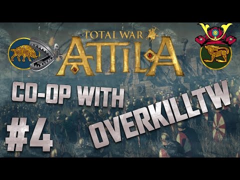 Total War: Attila - Picts & Ebdanians Co-op w. Overkill - #4 - Crossing the channel!