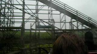 preview picture of video 'Fast Roller Coaster Ride in Oakwood Theme Park Wales ~ Craffwr ar Megafobia yn Oakwood Sir Benfro'