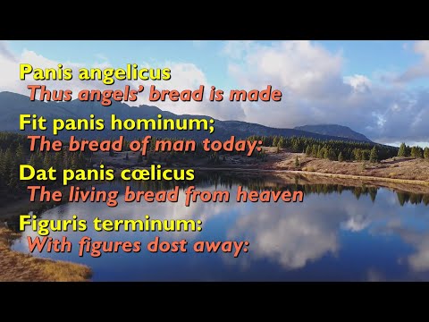Panis Angelicus (Bread of Angels) [with lyrics]