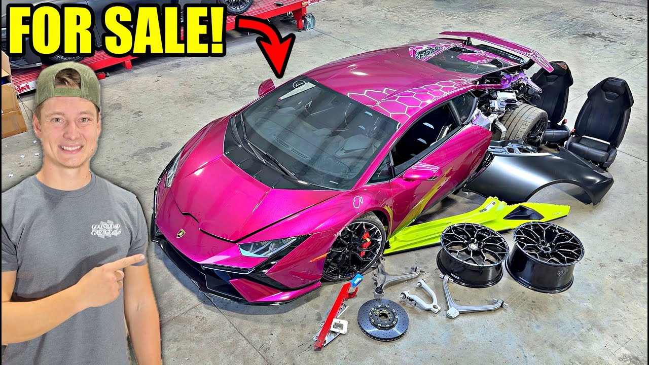 Our Wrecked Huracan Tecnica Has To Go!!!