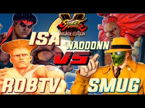 SFV AE 💥 ROBTV (Guile) & ISA (Kage) VS. SMUG (G) & NAOOONN (#1 Akuma) RANKED SETS