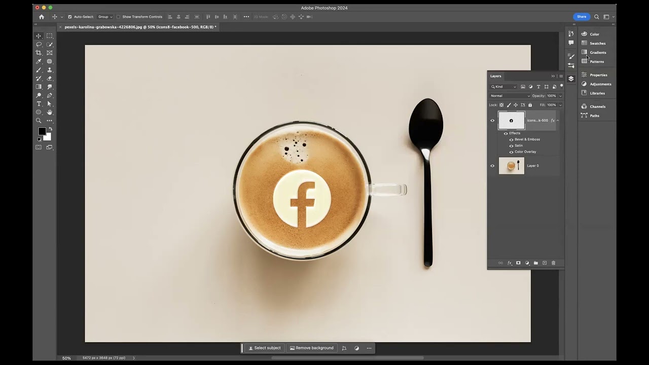 Coffee Latte Effect - Adobe Photoshop