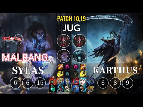 KT Malrang Sylas vs Karthus Jungle - KR Patch 10.19