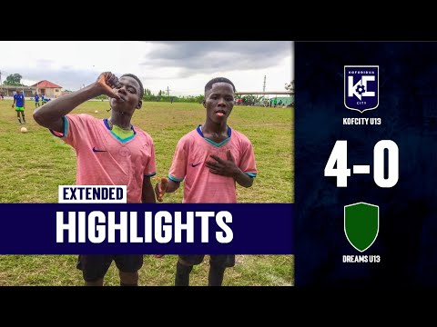 EXTENDED HIGHLIGHTS! Kof City (U13) 4 - 0 Dreams Soccer Academy U13