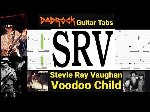 Voodoo Child - Stevie Ray Vaughan - Lead Guitar + Bass TABS Lesson