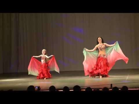 Marta Korzun and Valeria Sokolova (7 years old)