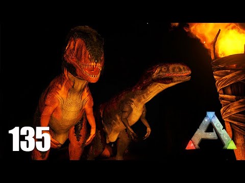 I went back to the cave to tame the Megalosaurs and found ANOTHER CREATURE - ARK Ragnarok - Ep 135