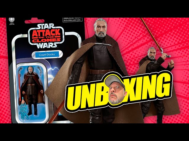 Vídeo relacionado con Star Wars The Vintage Collection - Figura de acción del Conde Dooku Attack of The Clones de 3.75 Pulgadas