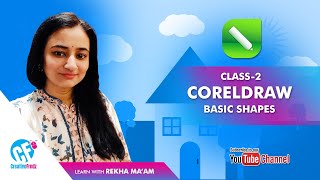 CorelDraw for beginners | Class-2 Basic Shapes #coreldraw #corel #basicshapes #corelforbeginners