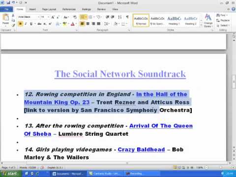The Social Network 2010 Soundtrack List FULL