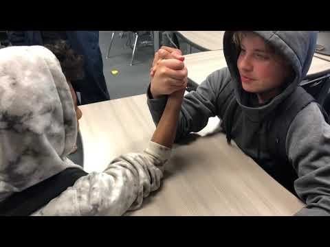 Arm wrestling pt2 extreme broken arm