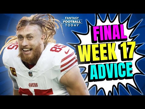 FINAL Week 17 Start/Sit Cheat Sheet! LIVE Q&A + Actives/Inactives News | 2025 Fantasy Advice