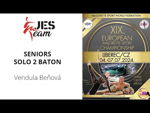 ČT 162 / SENIORS  SOLO 2 BATON / Vendula Beňová / 7 místo