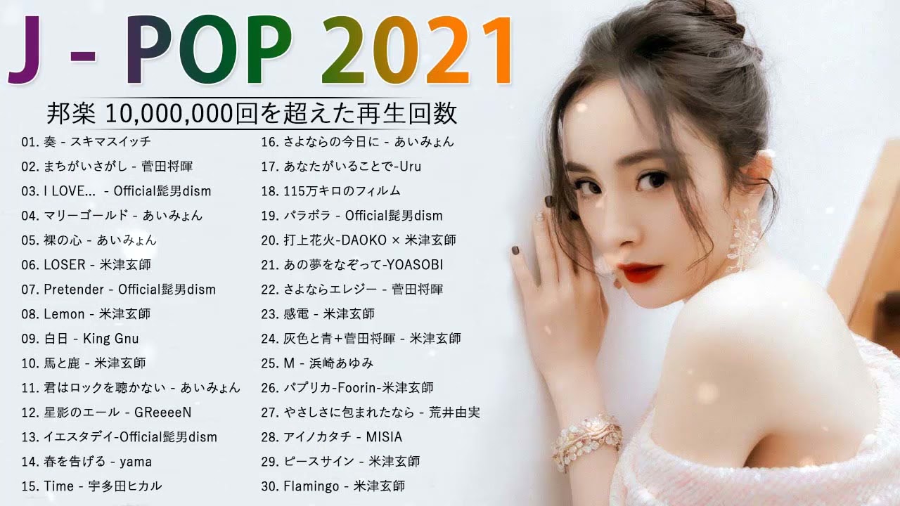 【広 告 な し】 音 楽 ラ ン キ ン グ 2020 - 2021 ベ ス ト ソ 2021 - 2022 米 津 玄 師, あ い み ょ ん, YOASOBI, 宇多田 ヒ カ ル....