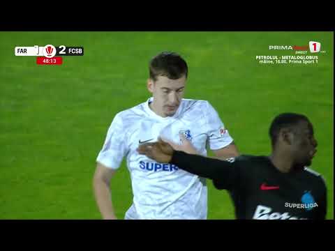 REZUMAT: Farul - FCSB 1-2. Victorie enormă pentru FCSB, care vine la 2 puncte de play-off