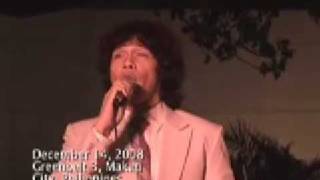 JONATHAN BADON  sings O HOLY NIGHT at Greenbelt 3